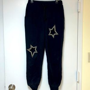 NWOT SWEATPANTS IN BLACK BY REHAB